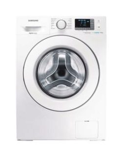 Samsung Wf90F5E3U4W/Eu 9Kg Load, 1400 Spin Washing Machine With Ecobubble&Trade; Technology - White
